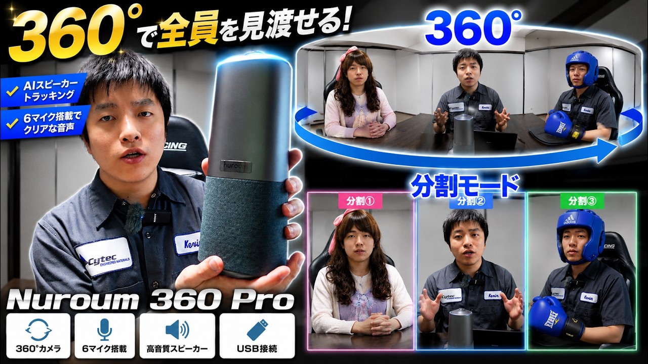 Transform Your Web Meetings: We Tried the Nuroum 360Pro!! - YouTube