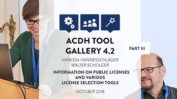 ACDH Tool Gallery 4.2 – Vanessa Hannesschläger and Walter Scholger – Public Licenses