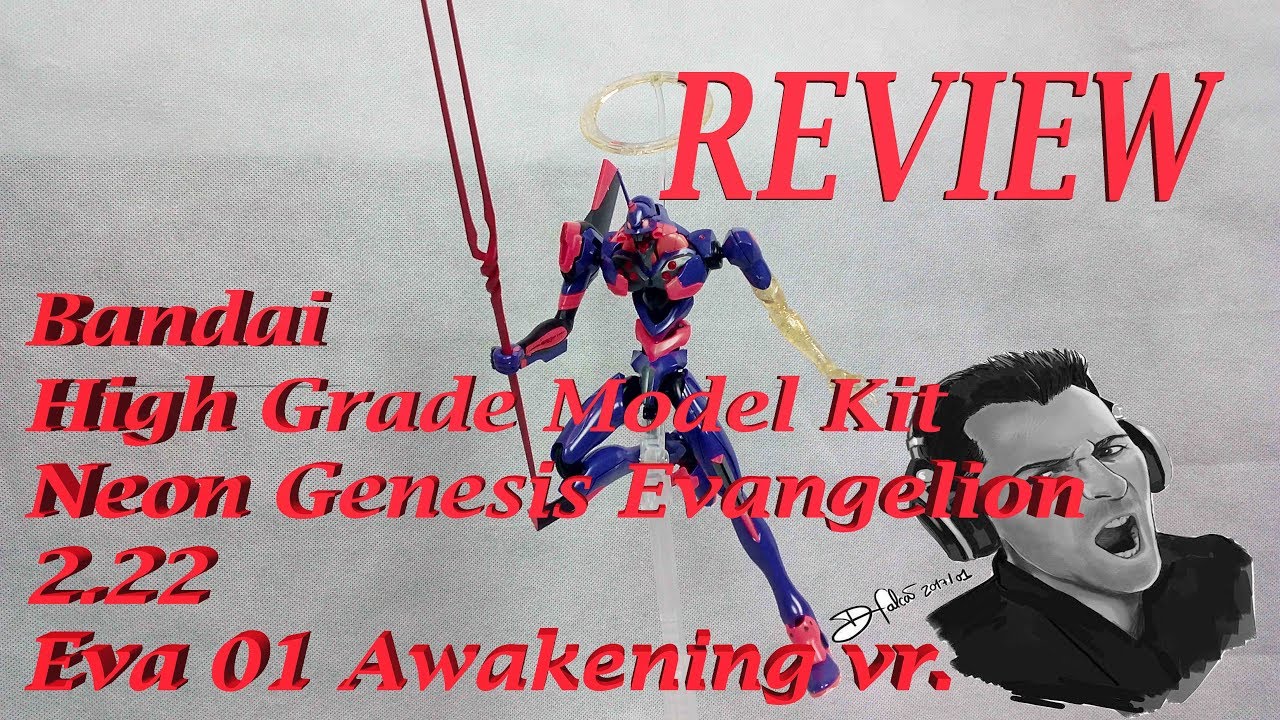 EVA-01 HG Model Kit USA Bandai Hobby Evangelion The Movie Awakening Version Ver