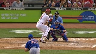 CHC@CIN: Votto knocks two-home runs against the Cubs