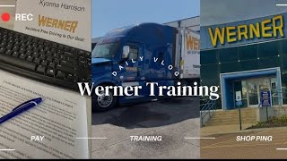 [Female Truck Driver]What to expect at Werner enterprises training