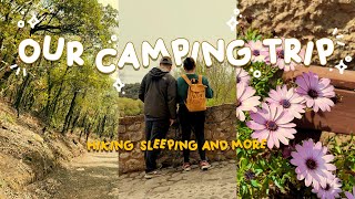 our camping trip 🌿✨hiking, eating and *mostly* sleeping