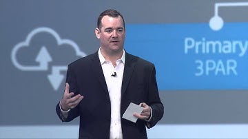 VeeamON 2015 – Patrick Osborne, HP Enterprise, presents on stage