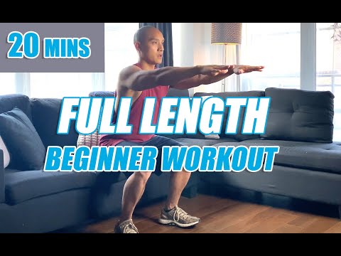 Full Length Beginner Low-Impact Lower Body Workout (20 Minutes)