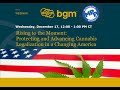 Rising to the Moment: Protecting and Advancing Cannabis Legalization in a Changing America