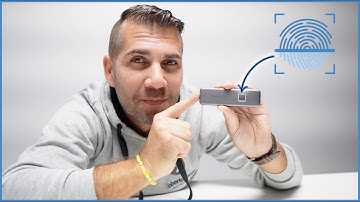 Ultra Small External SSD with Fingerprint Sensor to Secure Data | NewQ Biometric