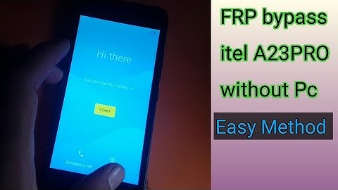 Frp Bypass Itel A23pro||Itel A23pro Frp bypass|Itel All Model Frp bypass