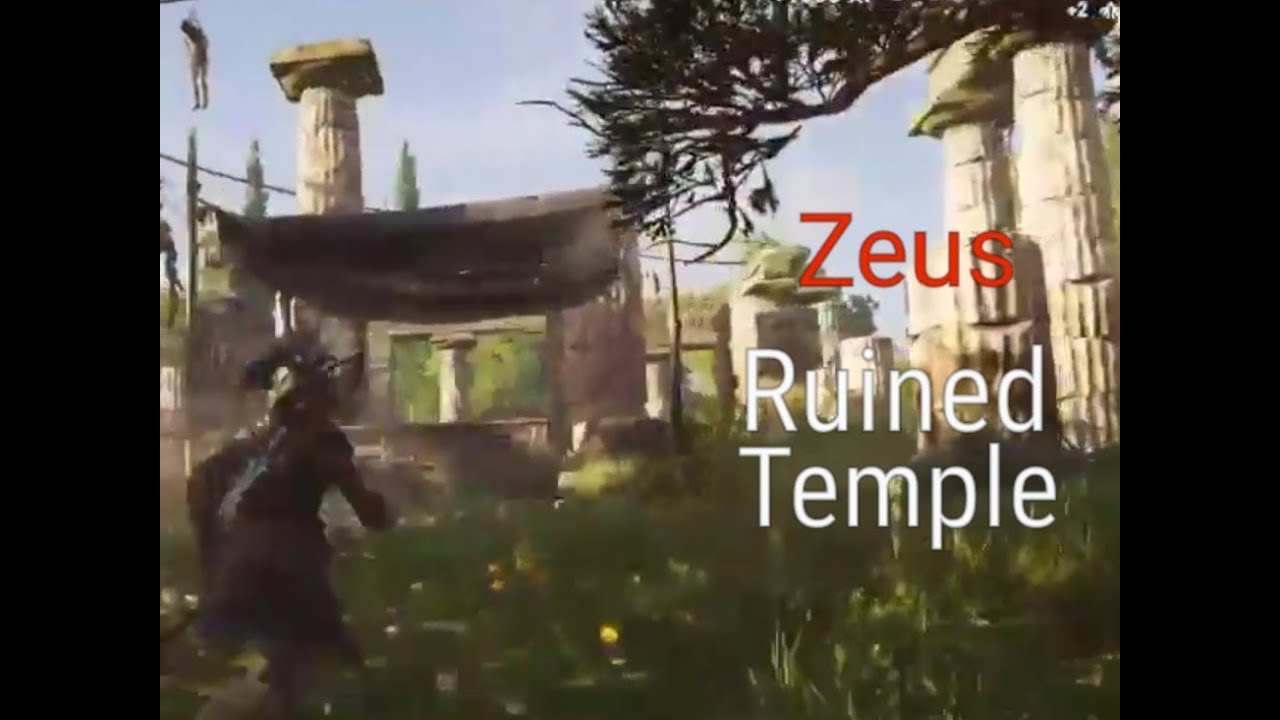 Assassin's Creed Odyssey Ruined Temple of Zeus Loot treasure, Find