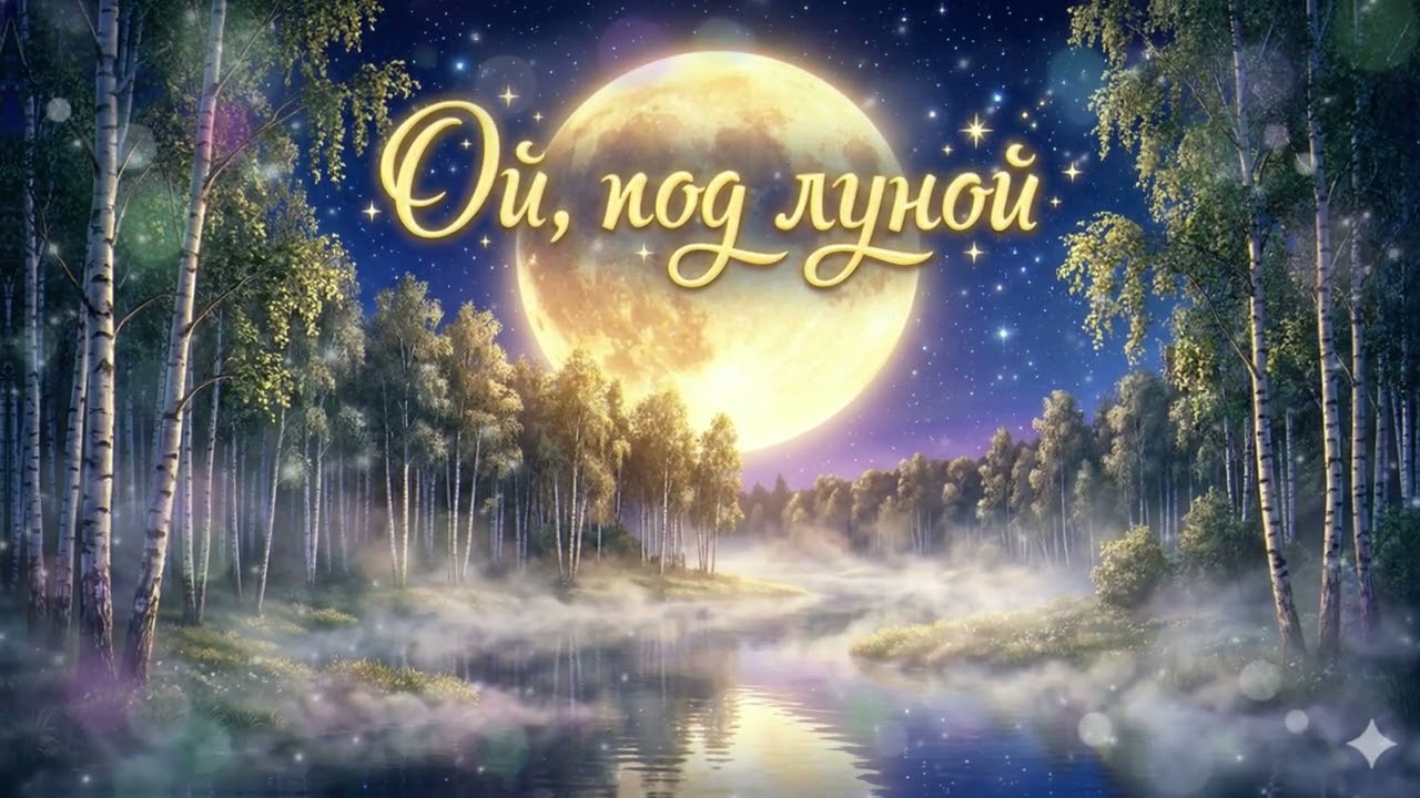 Ой, под луной — Красивая песня о любви и тайнах ночи 🌙