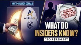 Insiders: AMRZ CEO Makes Multi-Million Dollar Open-Market Bet