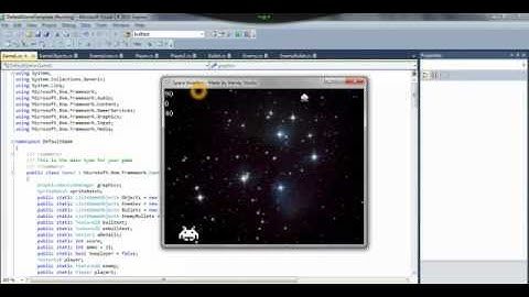 C Space Invaders XNA .mp4