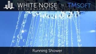 Running Shower  1 Hour Relaxing Sleep Sound with Dark Screen Saver