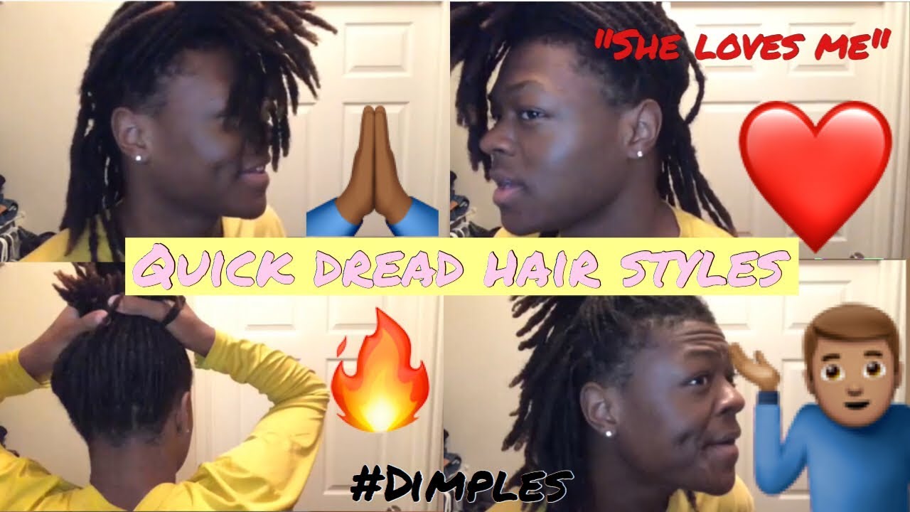 Quick Dread Hairstyles 2 Simple Styles