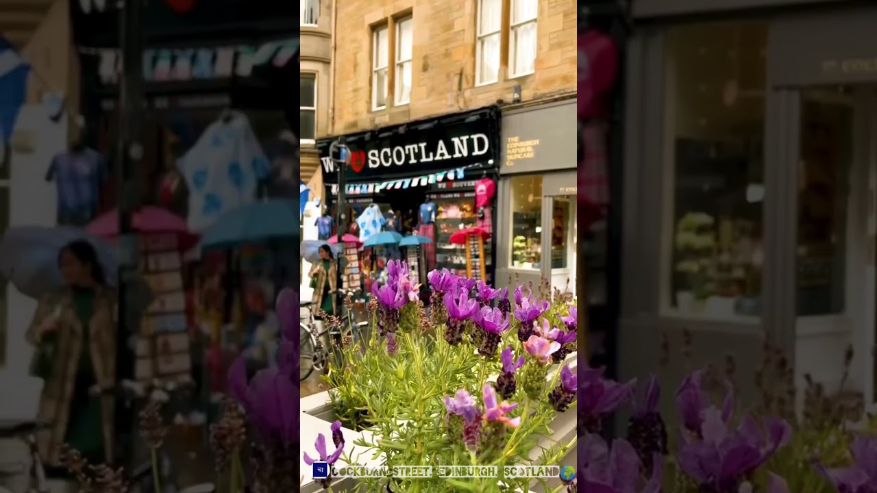 📍Cockburn street, Edinburgh, Scotland