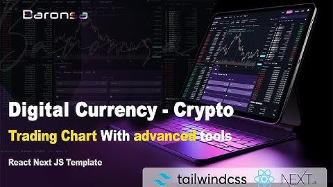 Charts - Crypto Trading Chart With Advanced Tools React Next JS and Tailwind Template