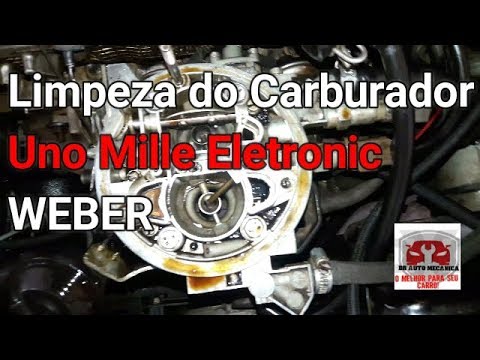 LIMPEZA DO CARBURADOR DO UNO MILLE E REGULAGEM
