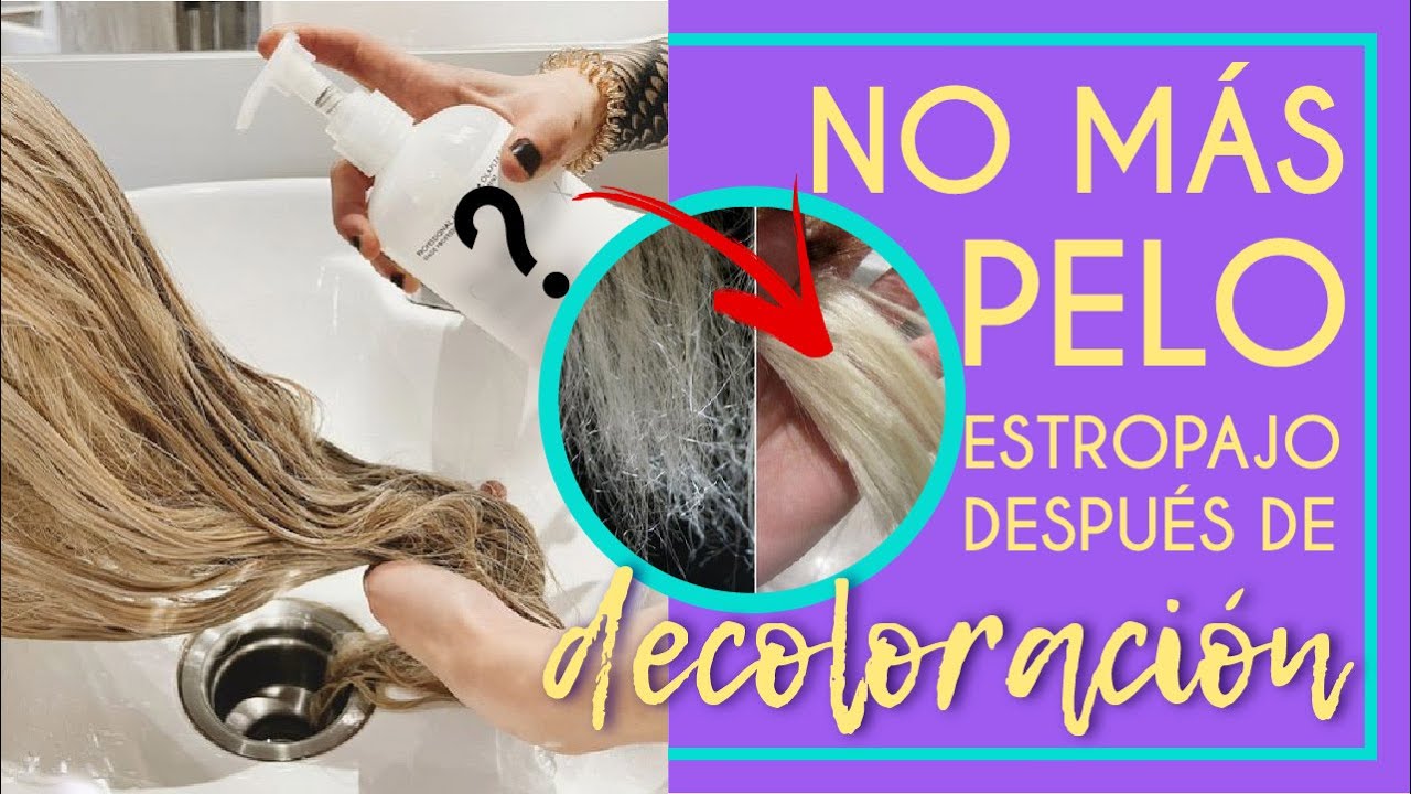 No más pelo estropajo después de la decoloración | Andrea Mimada - YouTube
