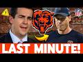 URGENT: It Leaked and nNbody Expected it! Chicago Bears News Today NFL DRAFT Ben Johnson, Ryan Poles