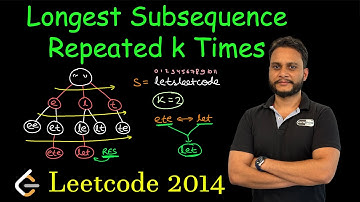 Longest Subsequence Repeated k Times | Leetcode 2014