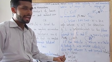 Angular Momentum|ch#05circular motion|topic5.7,lect7|urdu/hindi|physics by umar