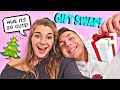 Boyfriend Gives Girlfriend Christmas Gift! Cute Reaction*