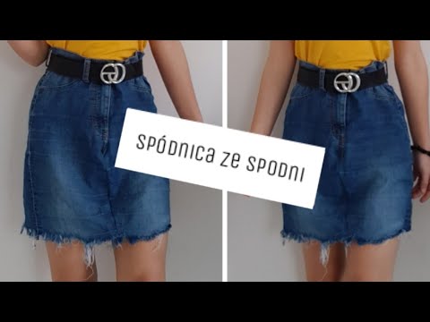Wideo: Jak Zrobić Spódnicę Z Dżinsów