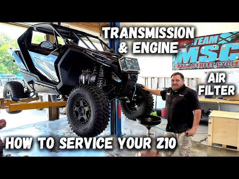 CFMOTO Z10 Break In Service | How to Change Oil & Filters & Transmission Oil