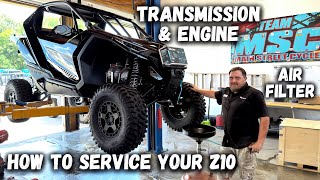 CFMOTO Z10 Break In Service | How to Change Oil & Filters & Transmission Oil