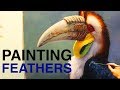How to Paint Feathers - Painting Techniques for BIRDS!