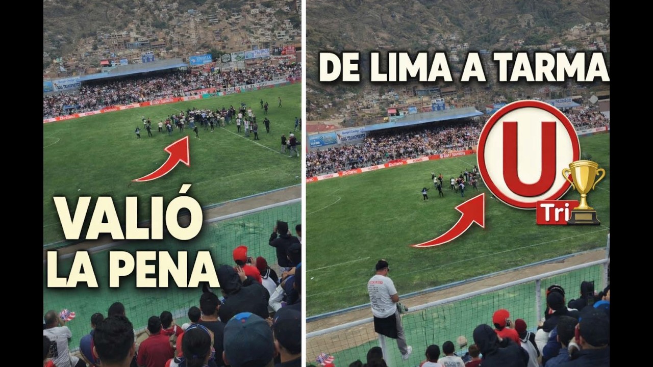 VIAJE A TARMA PARA VER EL TRICAMPEONATO DE  LA U