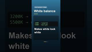 What is white balance? Why are photos orange? #shorts