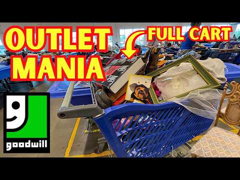 Goodwill Bins Is Getting💥WILD💥 Come Fill A Cart With Me! $1.59/Pound! Wild Wild West Thrifting! thumbnail