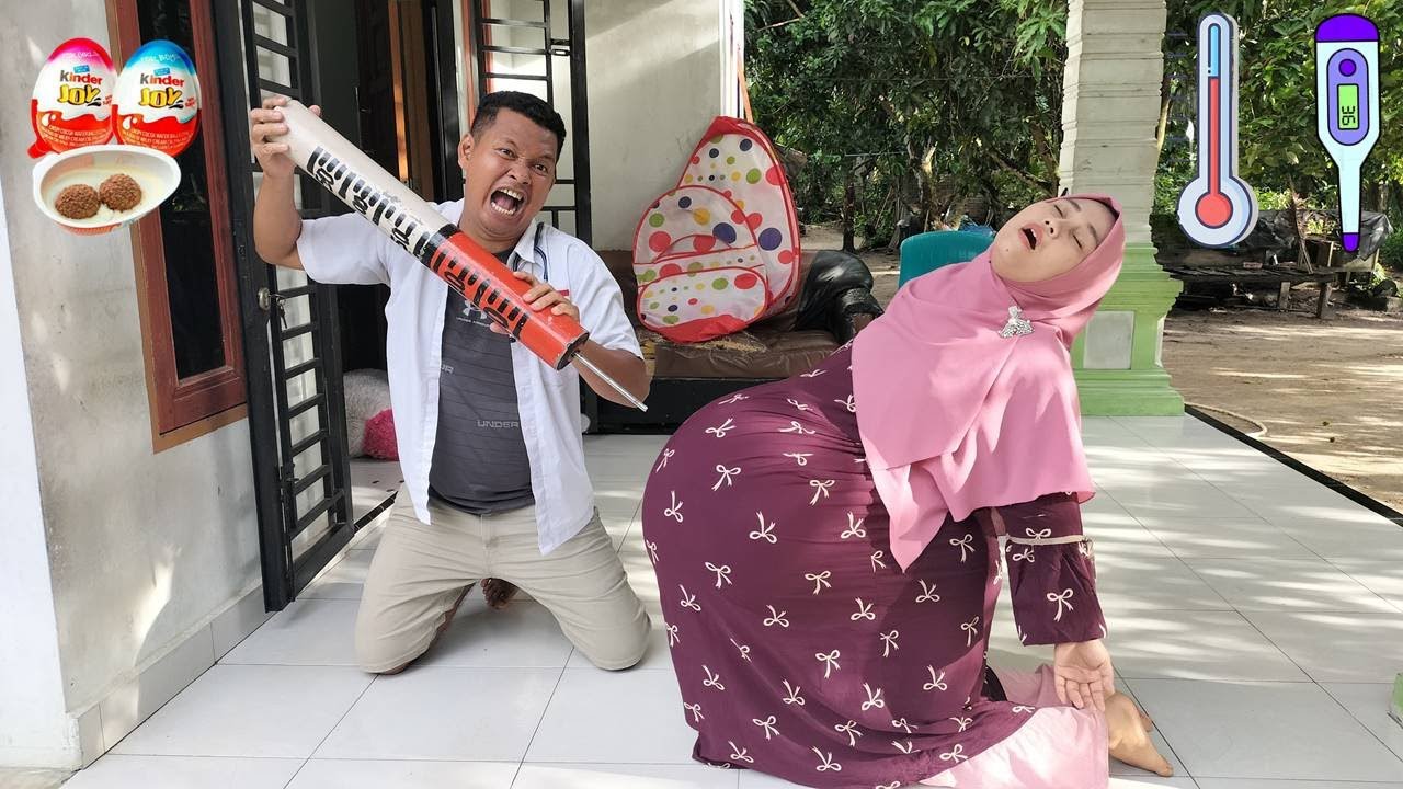 Drama Lucu 😂🥰😘 Ibu Hamil Melahirkan Pingsan Di Suntik Dokter