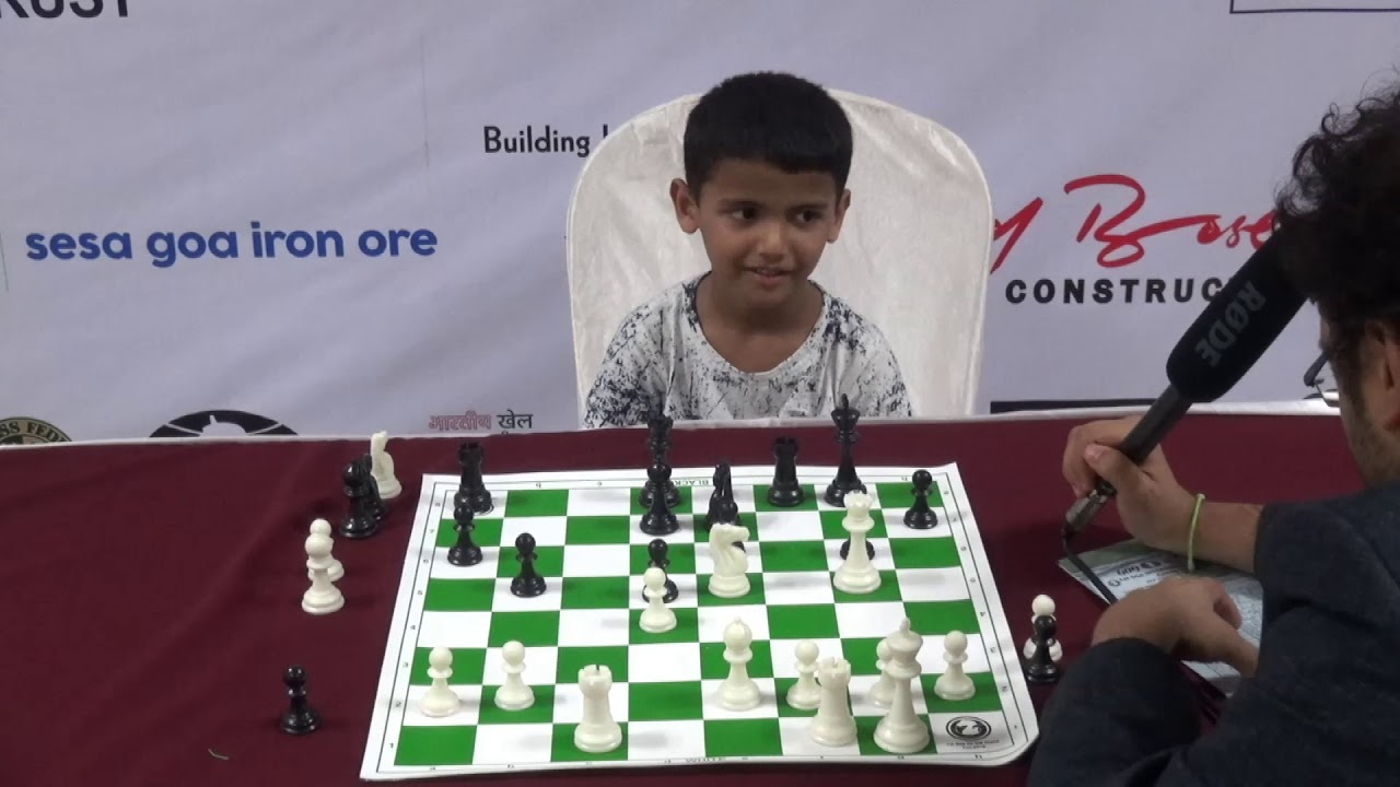 Analyzing chess with 6-year-old Viraj Rane (Hindi)