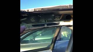 How to take off sunroof on a 2006 Jaguars s type and more