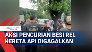 Polisi Gagalkan Aksi Pencurian Besi Rel Kereta Api di Stasiun Jatinegara