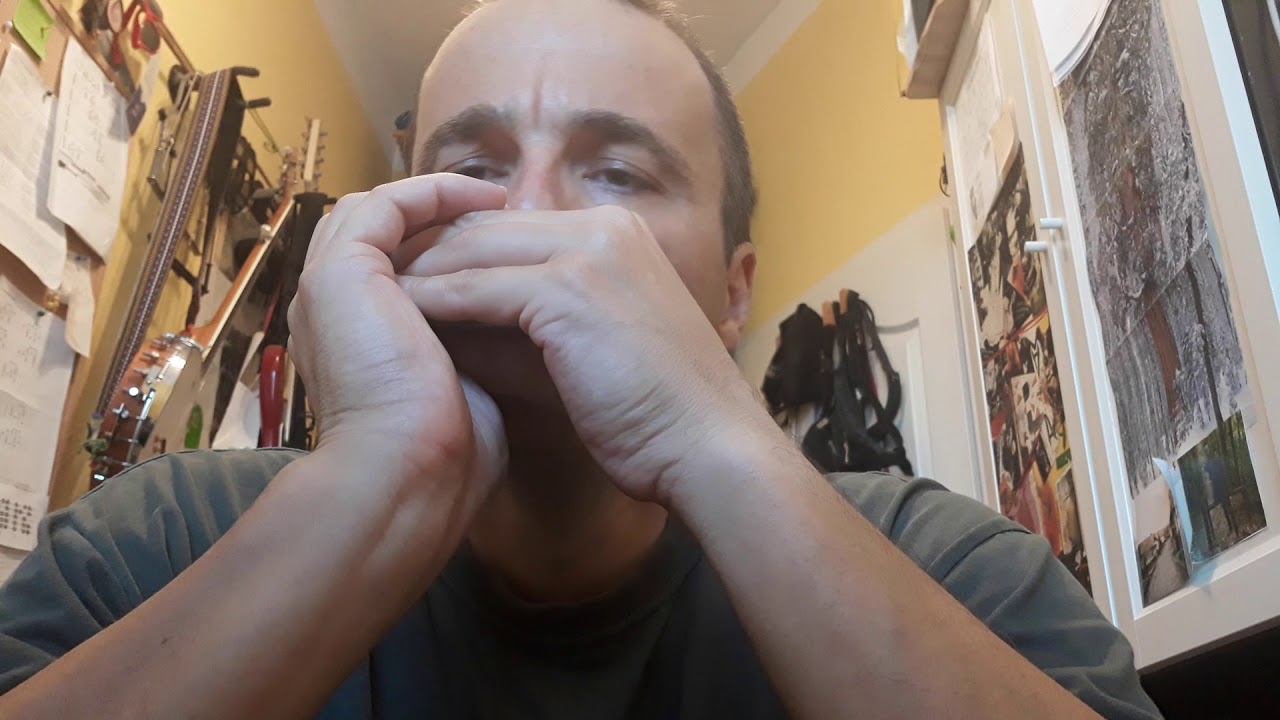 Hybrid tech tounge and pucker harmonica practice YouTube