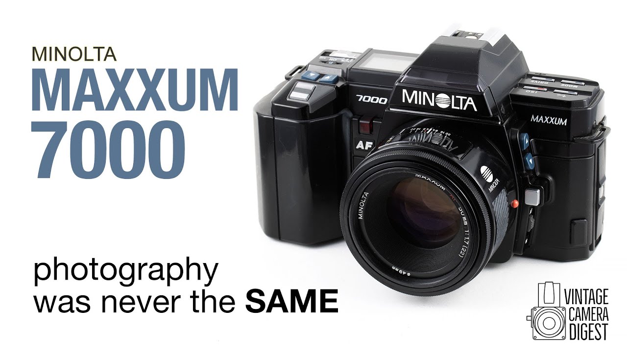 The Minolta Maxxum 7000 - Photography was never the same - YouTube