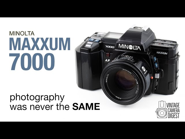 The Minolta Maxxum 7000 - Photography was never the same - YouTube
