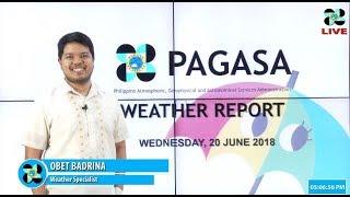 Public Weather Forecast Issued At 400 Pm June 20, 2018
