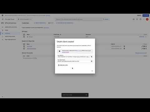How to create Google OAuth Credentials (Client ID and Secret)