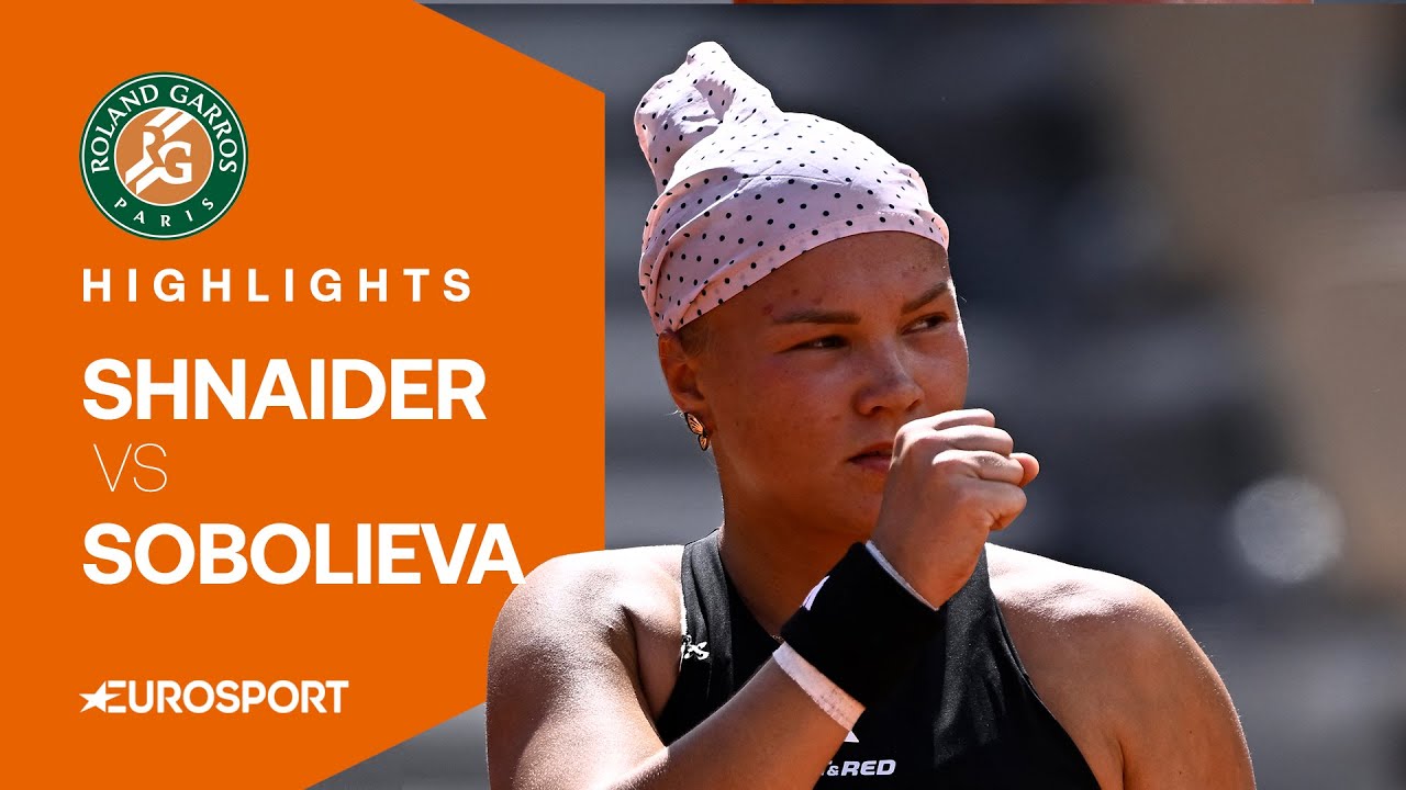 Diana Shnaider vs Anastasiia Sobolieva | Round 1 | French Open 2025 Highlights 🇫🇷
