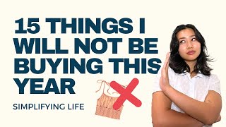 15 Things I'm NOT Buying in 2024 | Saving Money & Decluttering