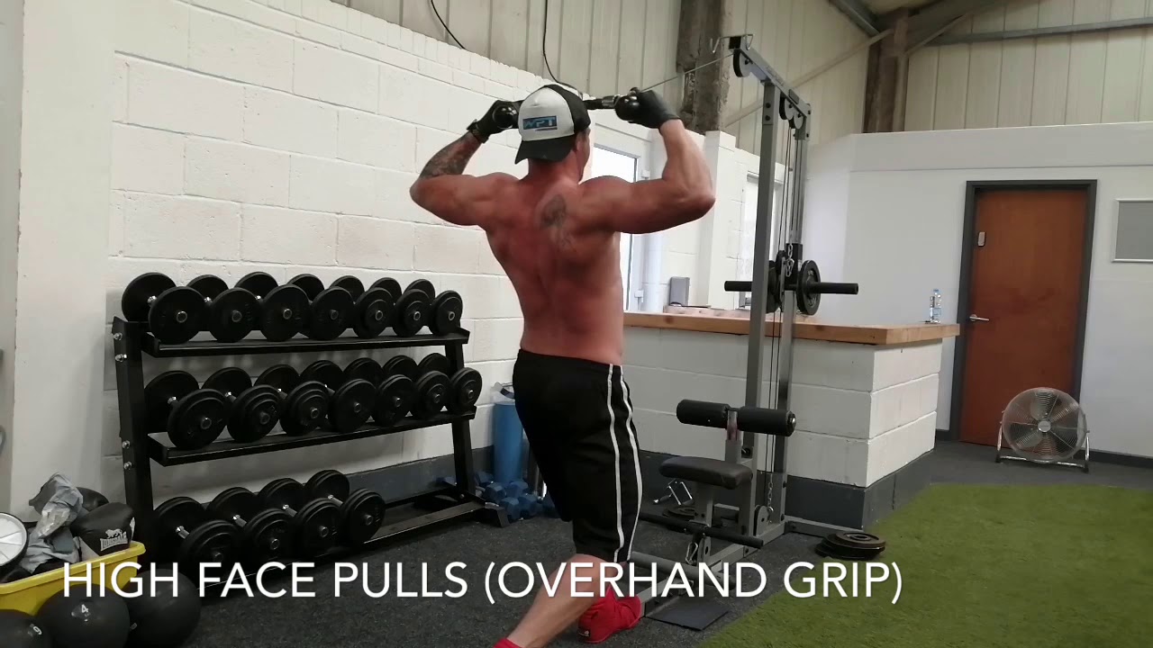 High face pulls (overhand grip) YouTube