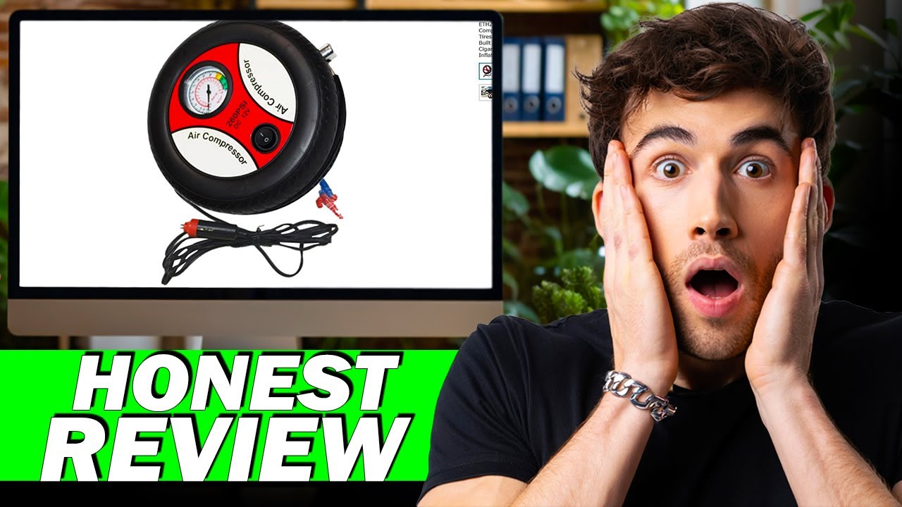 Portable Air Compressor Pump Compact Inflator 12V honest review for daily car care
