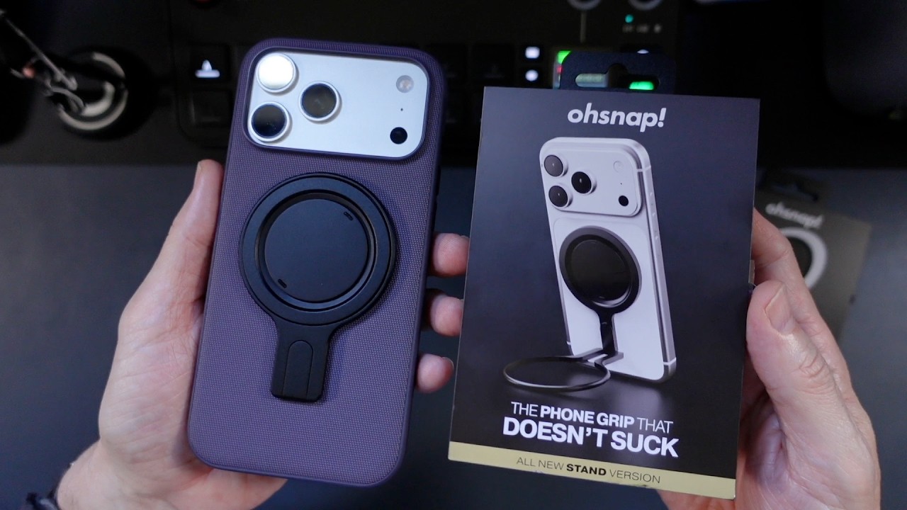 OhSnap! Grip with Stand is pretty much perfection for your phone! Up close hands on look!
