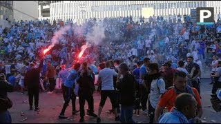 Vidéo - Om-Salzbourg Chaude Ambiance Avec Les Supporters Devant Lorange Vélodrome