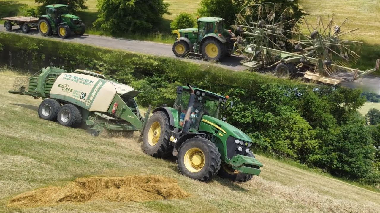 5x John Deere / John deere v kopci / Nezavávazé balíky / Vyhýbání na úzké cestě / Když se nedaří