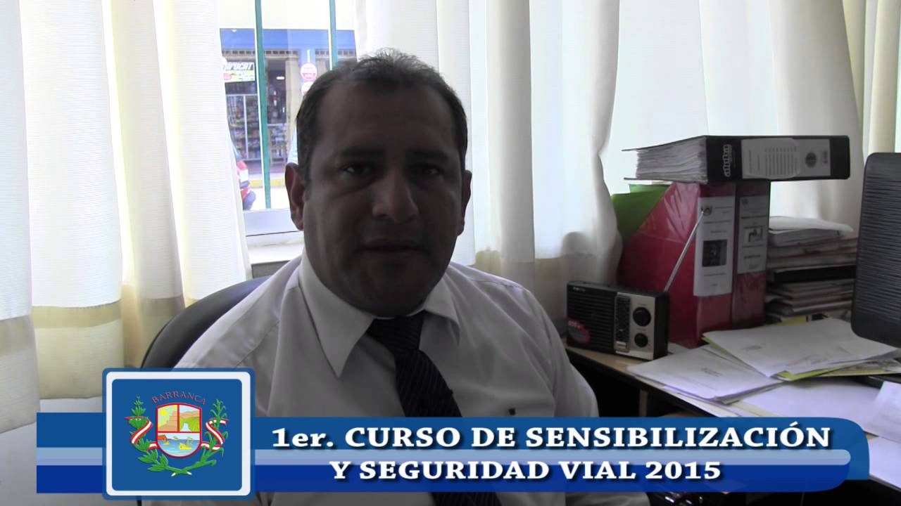PRIMER CURSO DE SENSIBILIZACIÓN Y SEGURIDAD VIAL - YouTube