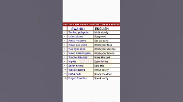 Swahili To English Lessons For Beginners Love Music Swahili Teachers 